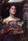 John William Waterhouse Famous Paintings - Gather Ye Rosebuds